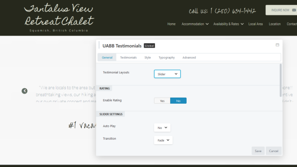 Web Design For Accommodation 5