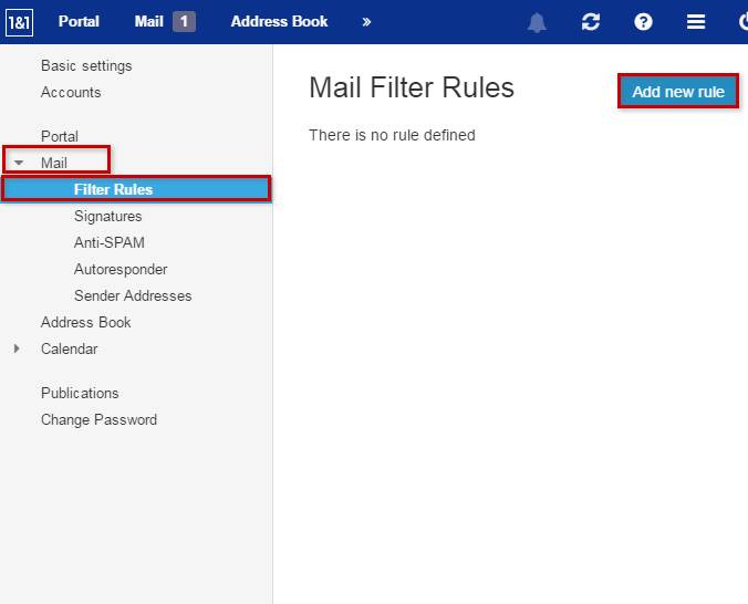Web Design For Accommodation scr create Filter rules 03