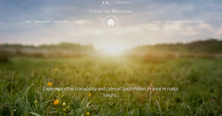 Web Design For Accommodation Large rustic holiday home South West France Sleeps 16