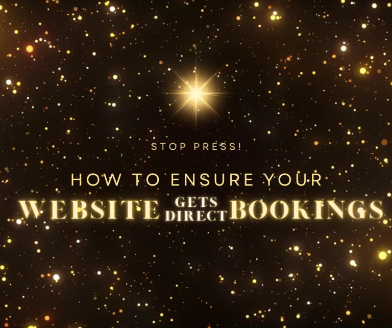 How to ensure your website gets direct bookings (article 1 of 5)