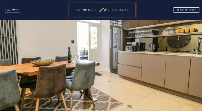 Web Design For Accommodation Families child friendly Lake District holiday home hot tub