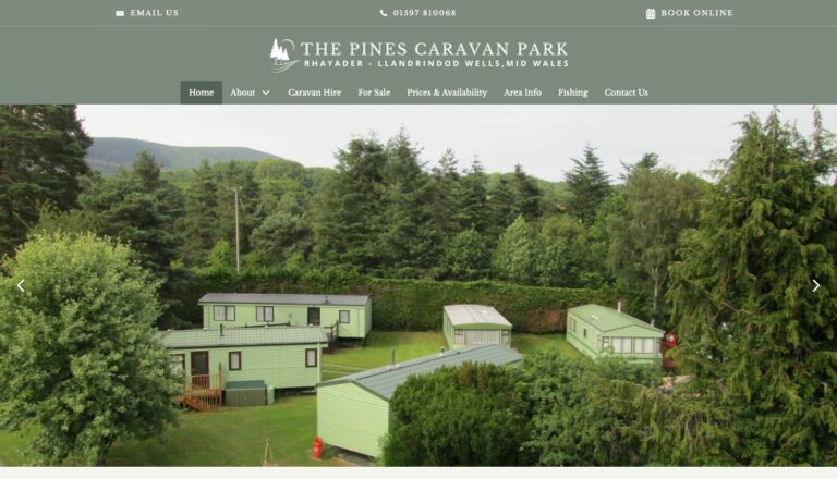 The Pines Caravan Park, Wales