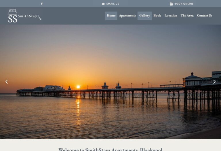 Web Design For Accommodation SmithStayz