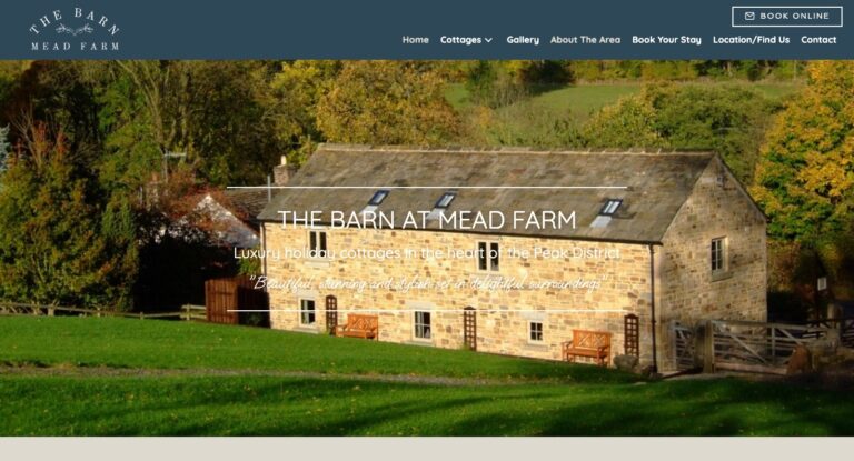 The Barn at Mead Farm, Peak District