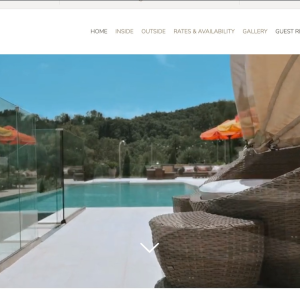 Corfu luxury modern private villa, infinity pool, sleeps 8 in 4 bedrooms nr San Stephanos