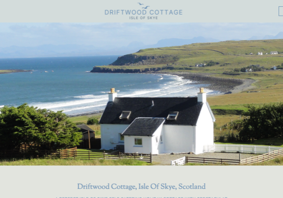 Detached seaside holiday cottage, Isle of Skye, sleeps 4, stunning views